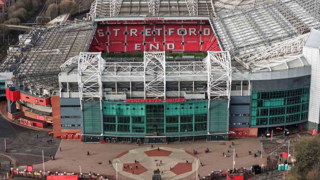 An aerial view of Old Trafford and the Stretford End during the Premier League match Manchester United vs Crystal Palace at Old Trafford, Manchester, United Kingdom on 01 March 2026

(Photo by Mark Cosgrove/News Images)