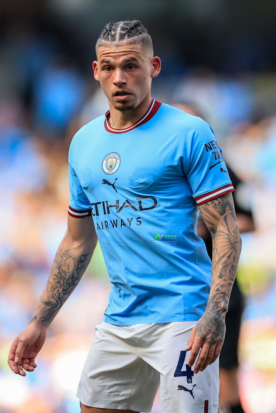 Kalvin Phillips #4 of Manchester City during the Premier League match Manchester City vs Chelsea at Etihad Stadium, Manchester, United Kingdom, 21st May 2023

(Photo by Conor Molloy/News Images)