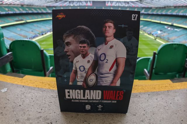 Todays official match day program during the Guinness Six Nations 2026 match England vs Wales at Allianz Stadium, Twickenham, United Kingdom on 07 February 2026

(Photo by Mark Cosgrove/News Images)