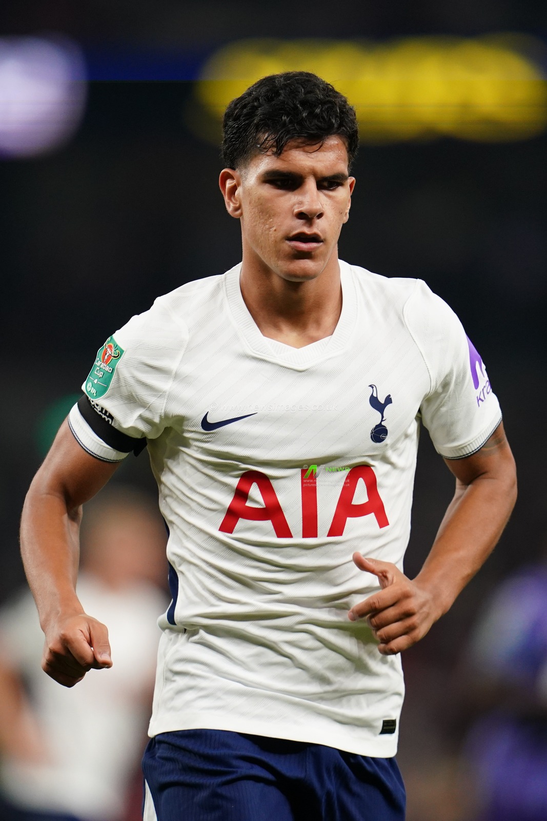 Mateus Fernandes of Tottenham Hotspur during the Carabao Cup round 2 match Tottenham Hotspur vs Charlton Athletic at Tottenham Hotspur Stadium, London, United Kingdom on 26 August 2026

(Photo by Harvey Murphy/News Images)