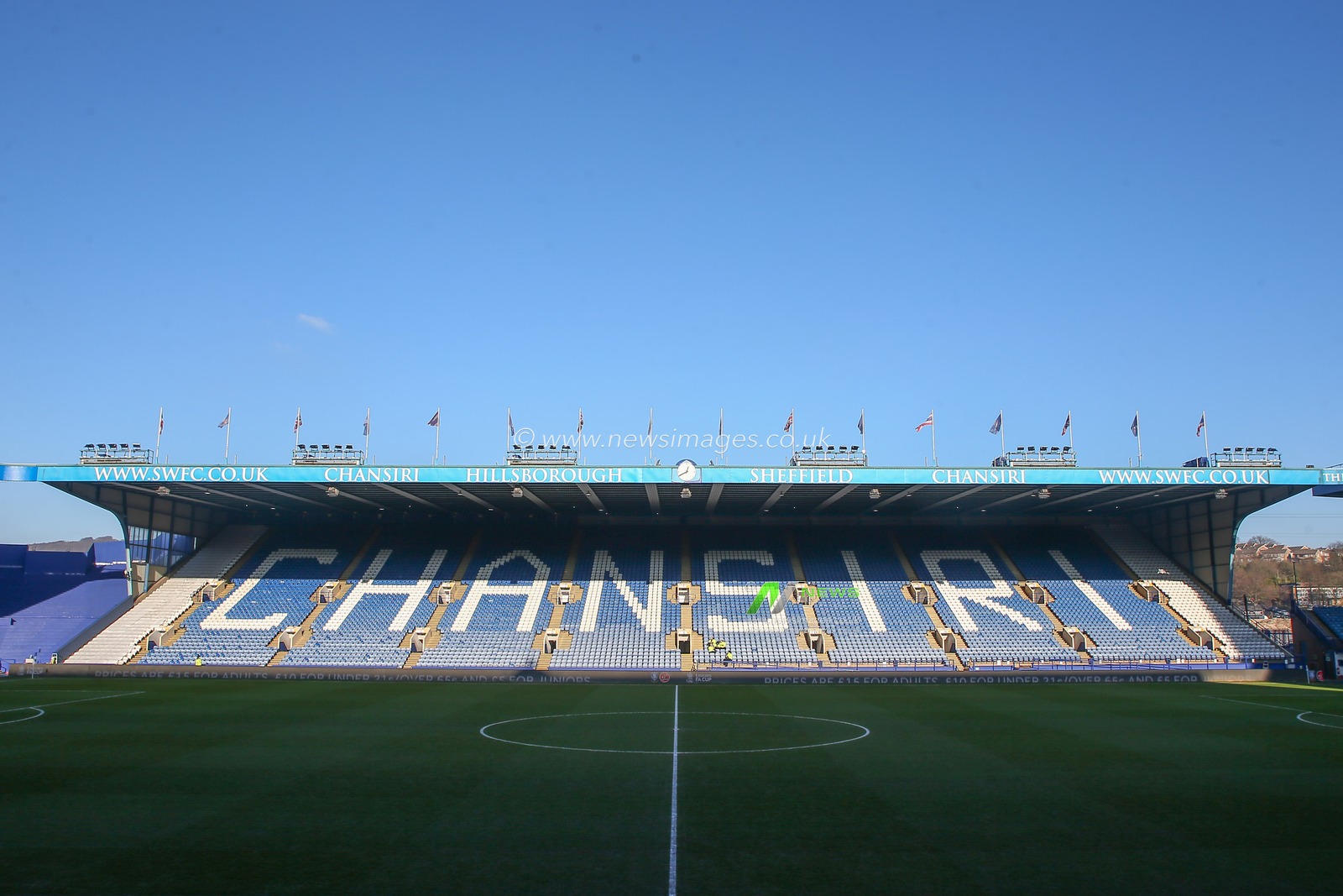 General view inside of Hillsborough, home of Sheffield Wednesday ahead of the Sky Bet League 1 match Sheffield Wednesday vs Fleetwood Town at Hillsborough, Sheffield, United Kingdom, 21st January 2023

(Photo by Gareth Evans/News Images)
