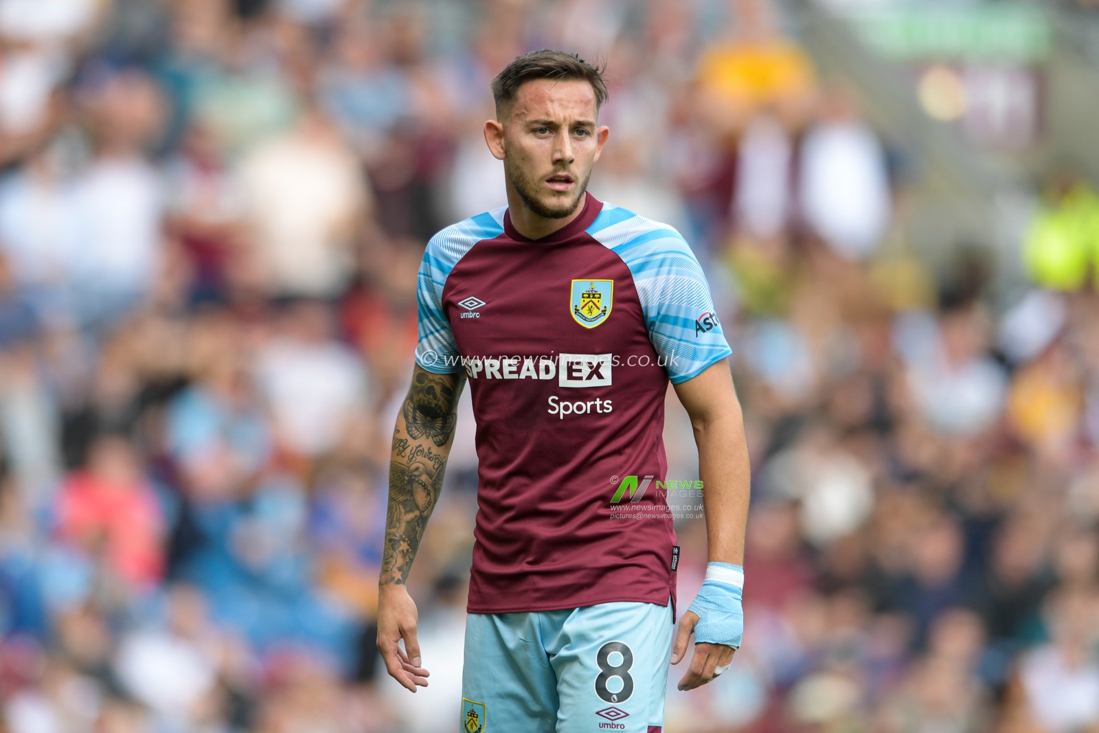 Josh Brownhill #8 of Burnley in action during the game
