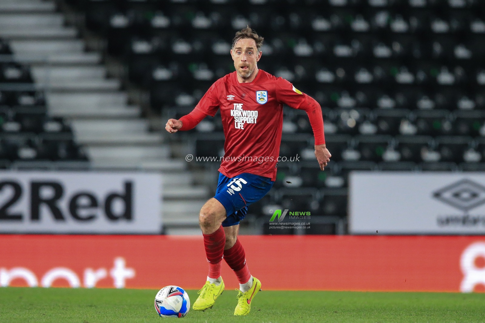 Richard Keogh #15 of Huddersfield Town in action during the game