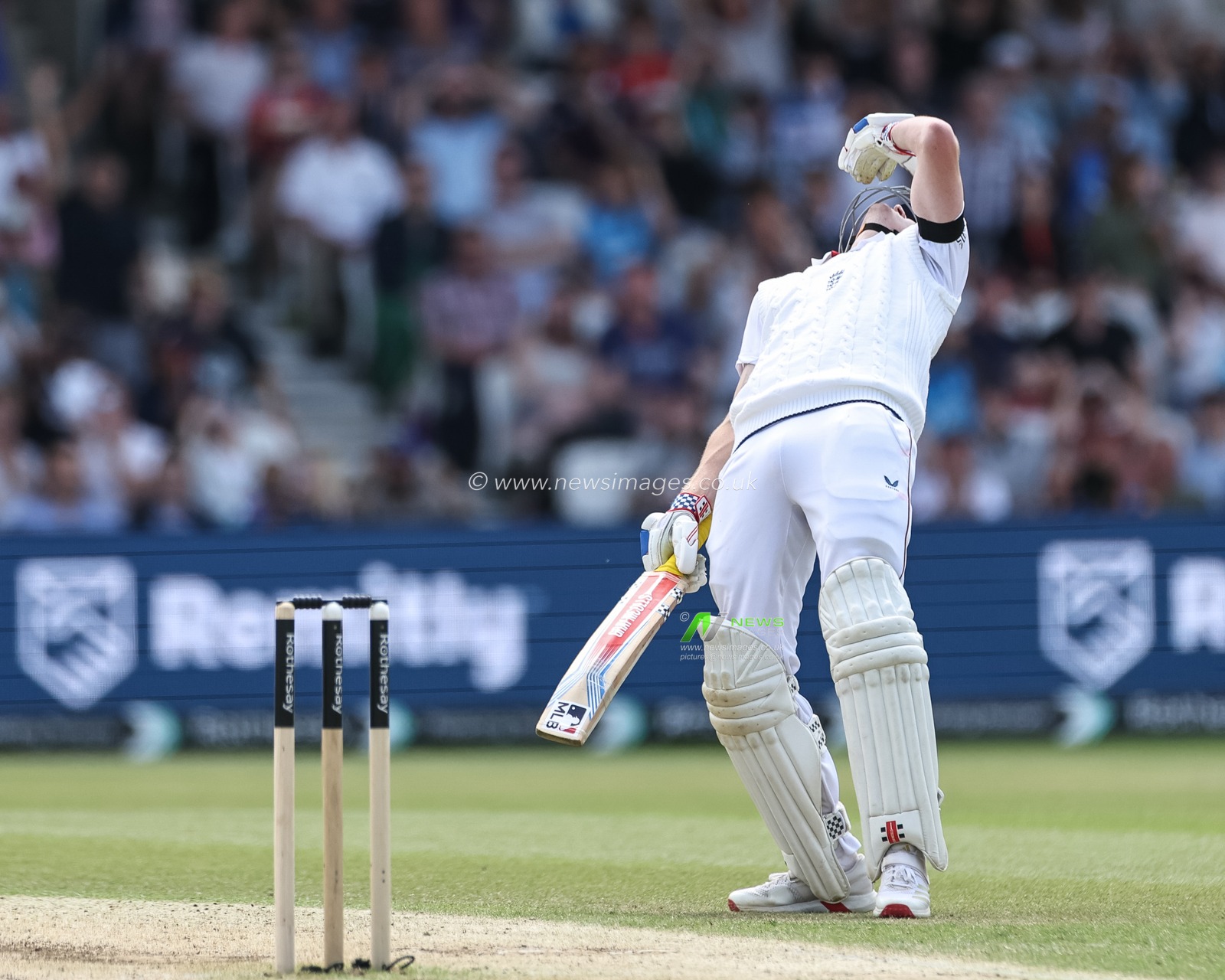 Harry Brook of England reacts after Shardul Thakur of India caches him out during the 1st Rothesay Test Match, Day 3 England vs India at Headingley Cricket Ground, Leeds, United Kingdom, 22nd June 2025

(Photo by Mark Cosgrove/News Images)