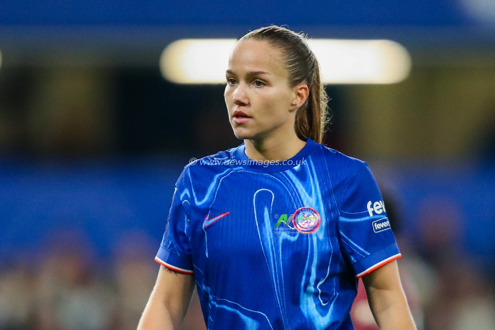 Guro Reiten of Chelsea Women looks on during the Barclays Women's Super League match Chelsea FC Women vs Manchester City Women at Stamford Bridge, London, United Kingdom, 16th November 2024

(Photo by Izzy Poles/News Images)