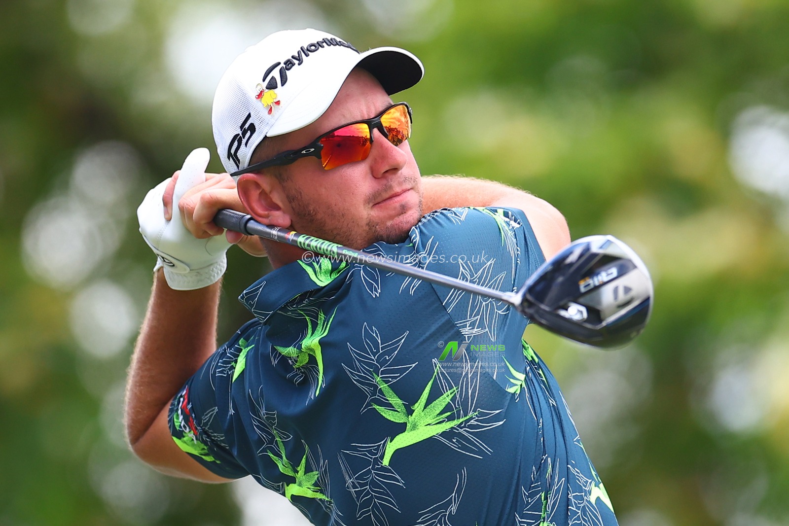 Lucas Herbert of Australia tees off during the Fortinet Australian PGA Championship at Royal Queensland Golf Club, Brisbane, Australia, 26th November 2023

(Photo by Patrick Hoelscher/News Images)