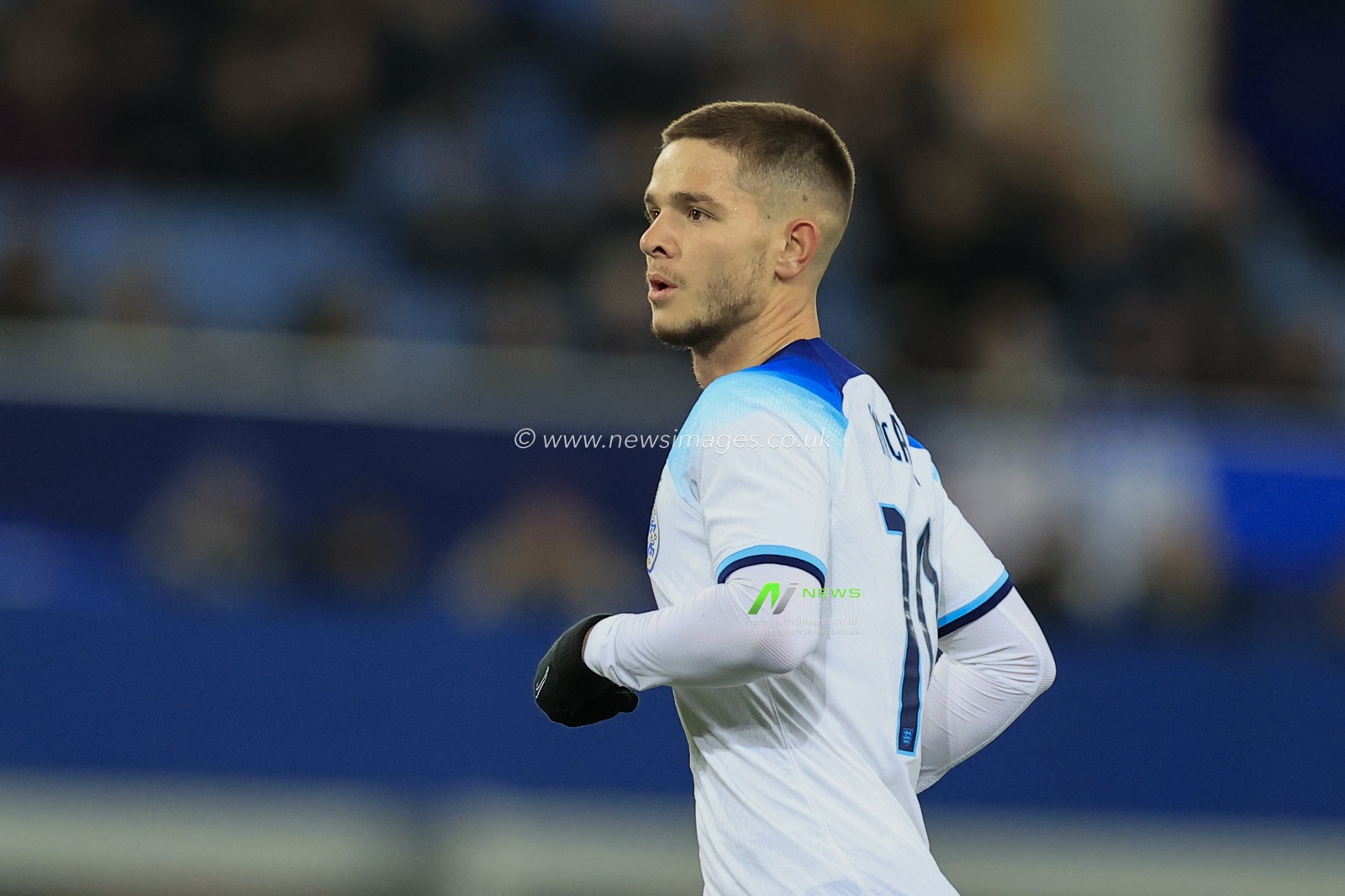 James McAtee #10 of England U21 during the UEFA Euro U21 Qualifiers match England U21 vs Northern Ireland U21 at Goodison Park, Liverpool, United Kingdom, 21st November 2023

(Photo by Conor Molloy/News Images)