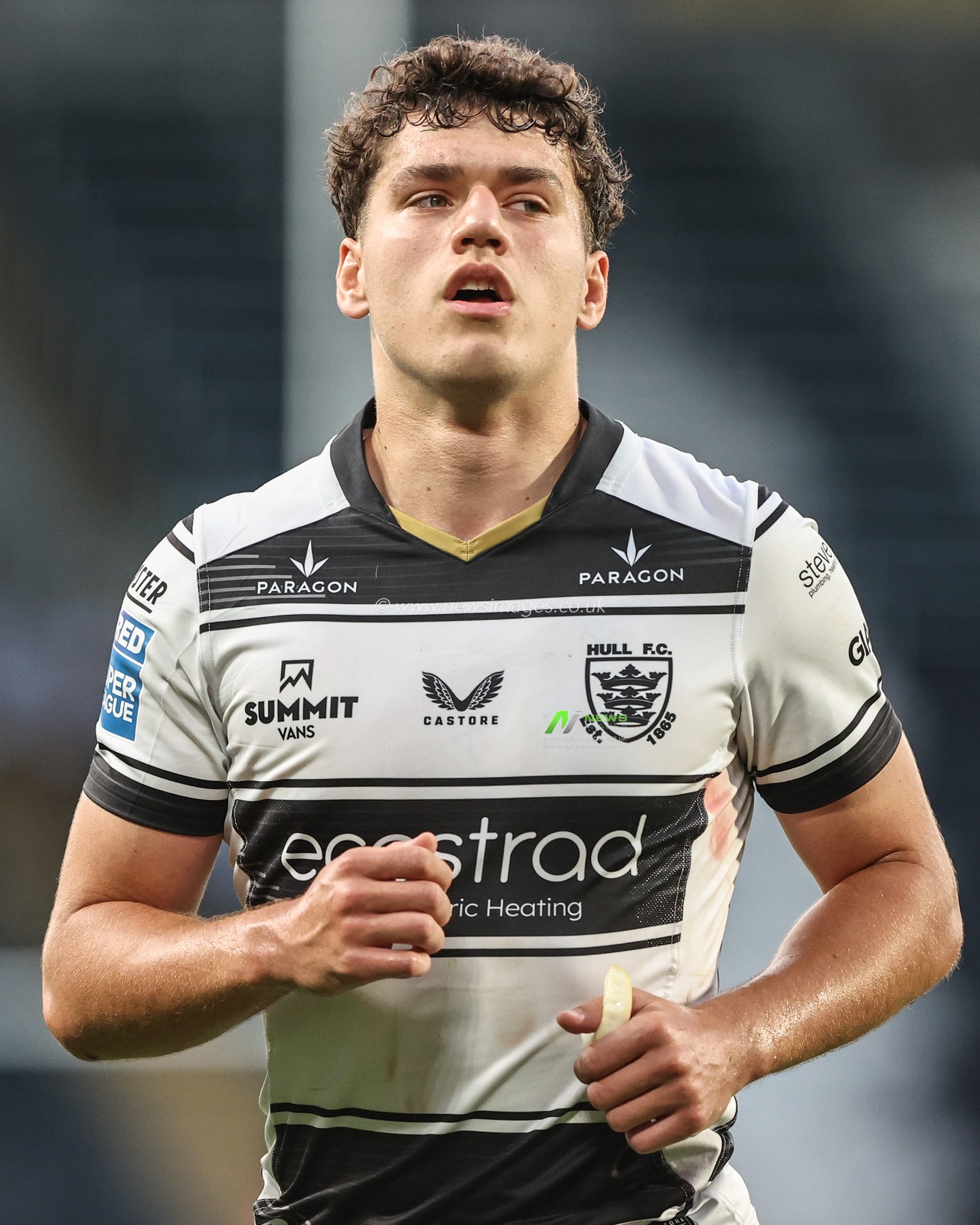 Lewis Martin of Hull FC during the Betfred Super League round 18 match Hull FC vs Wakefield Trinity at MKM Stadium, Hull, United Kingdom, 10th July 2025

(Photo by Alfie Cosgrove/News Images)