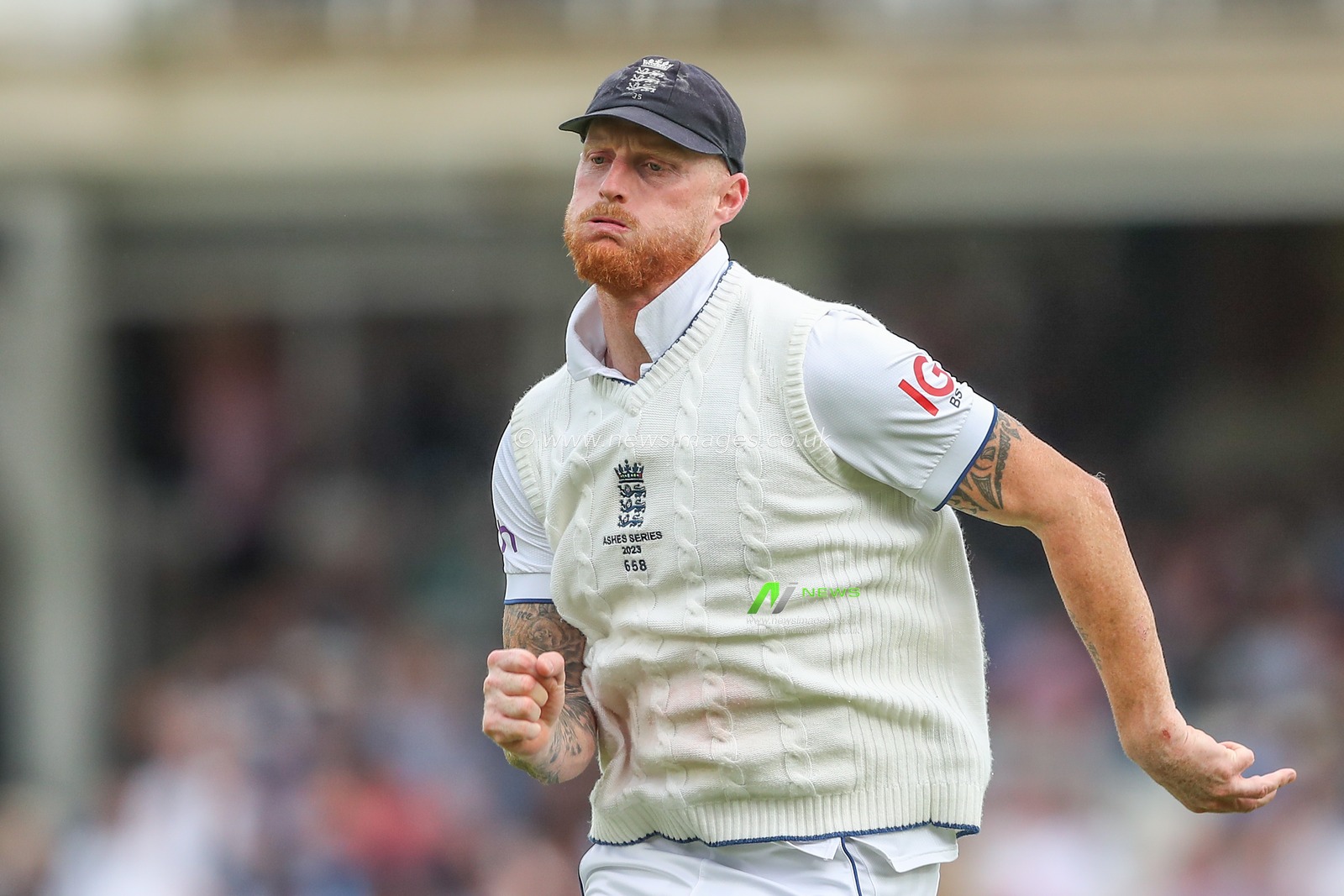 Ben Stokes of England runs to stop the ball from going for a 4 during the LV= Insurance Ashes Fifth Test Series Day One England v Australia at The Kia Oval, London, United Kingdom, 27th July 2023

(Photo by Gareth Evans/News Images)