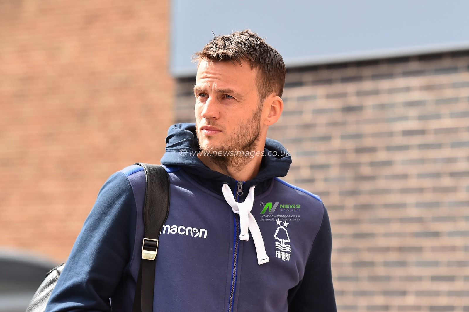 13th April 2019, City Ground, Nottingham, England ; Sky Bet Championship, Nottingham Forest vs Blackburn Rovers : Luke Steele (15) of Nottingham Forest arrives at the City Ground

Credit: Jon Hobley/News Images

English Football League images are subject to DataCo Licence