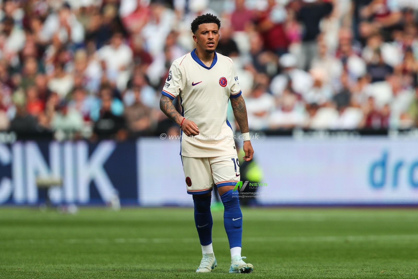 Jadon Sancho of Chelsea during the Premier League match West Ham United vs Chelsea at London Stadium, London, United Kingdom, 21st September 2024

(Photo by Gareth Evans/News Images)