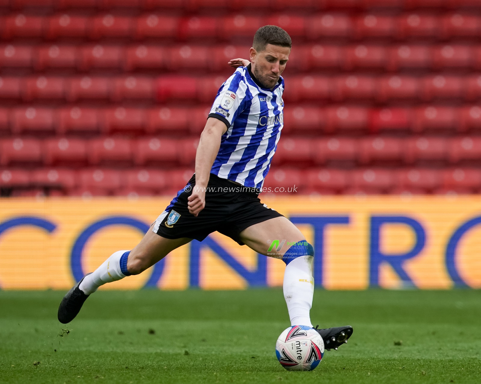 Sam Hutchinson #6 of Sheffield Wednesday in action