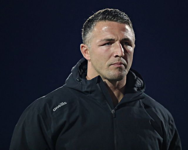 Sam Burgess, head coach of Warrington Wolves before the Betfred Super League round 27 match Hull KR vs Warrington Wolves at Sewell Group Craven Park, Kingston upon Hull, United Kingdom, 18th September 2025(Photo by Sam Eaden/News Images)