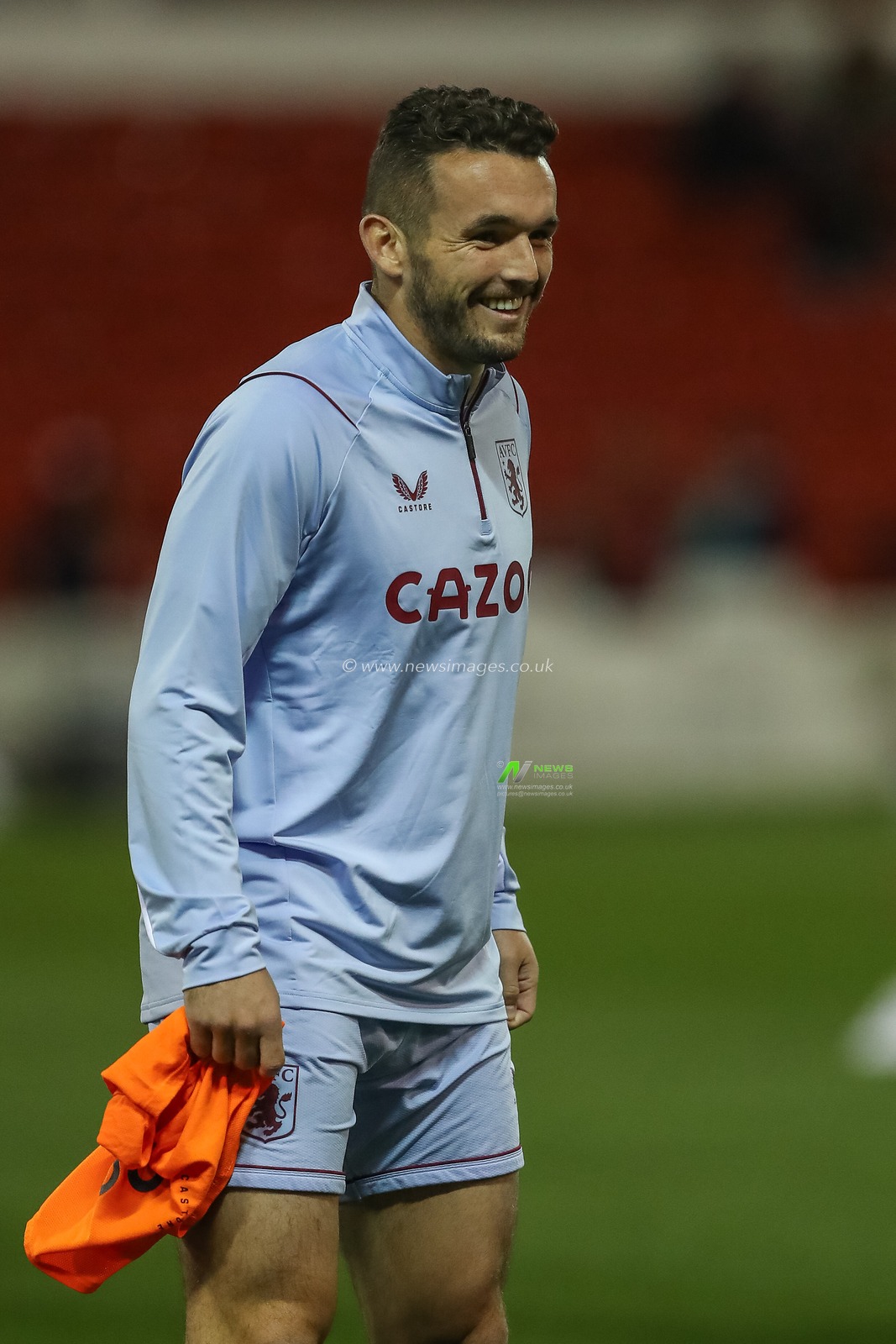 John McGinn #7 of Aston Villa during the pre-game warm up ahead of the Premier League match Nottingham Forest vs Aston Villa at City Ground, Nottingham, United Kingdom, 10th October 2022

(Photo by Gareth Evans/News Images)
