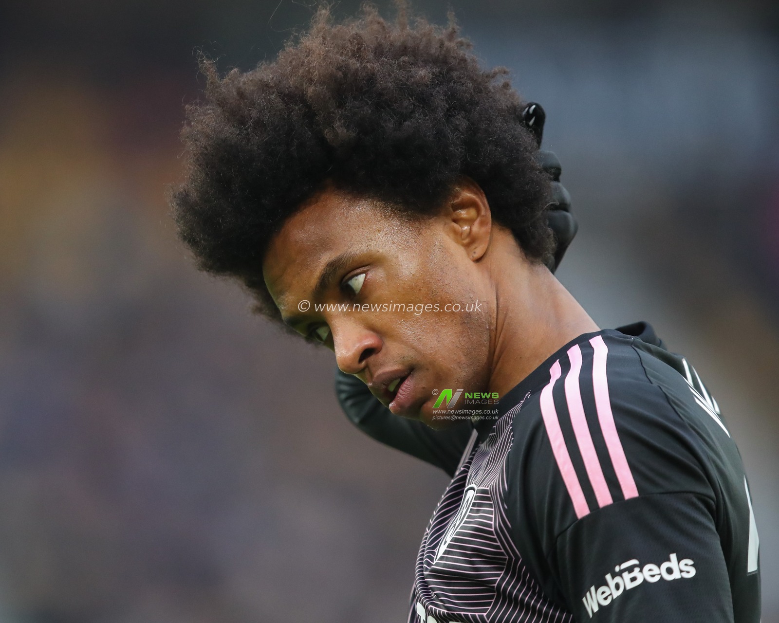 Willian of Fulham, during the Premier League match Wolverhampton Wanderers vs Fulham at Molineux, Wolverhampton, United Kingdom, 9th March 2024

(Photo by Gareth Evans/News Images)