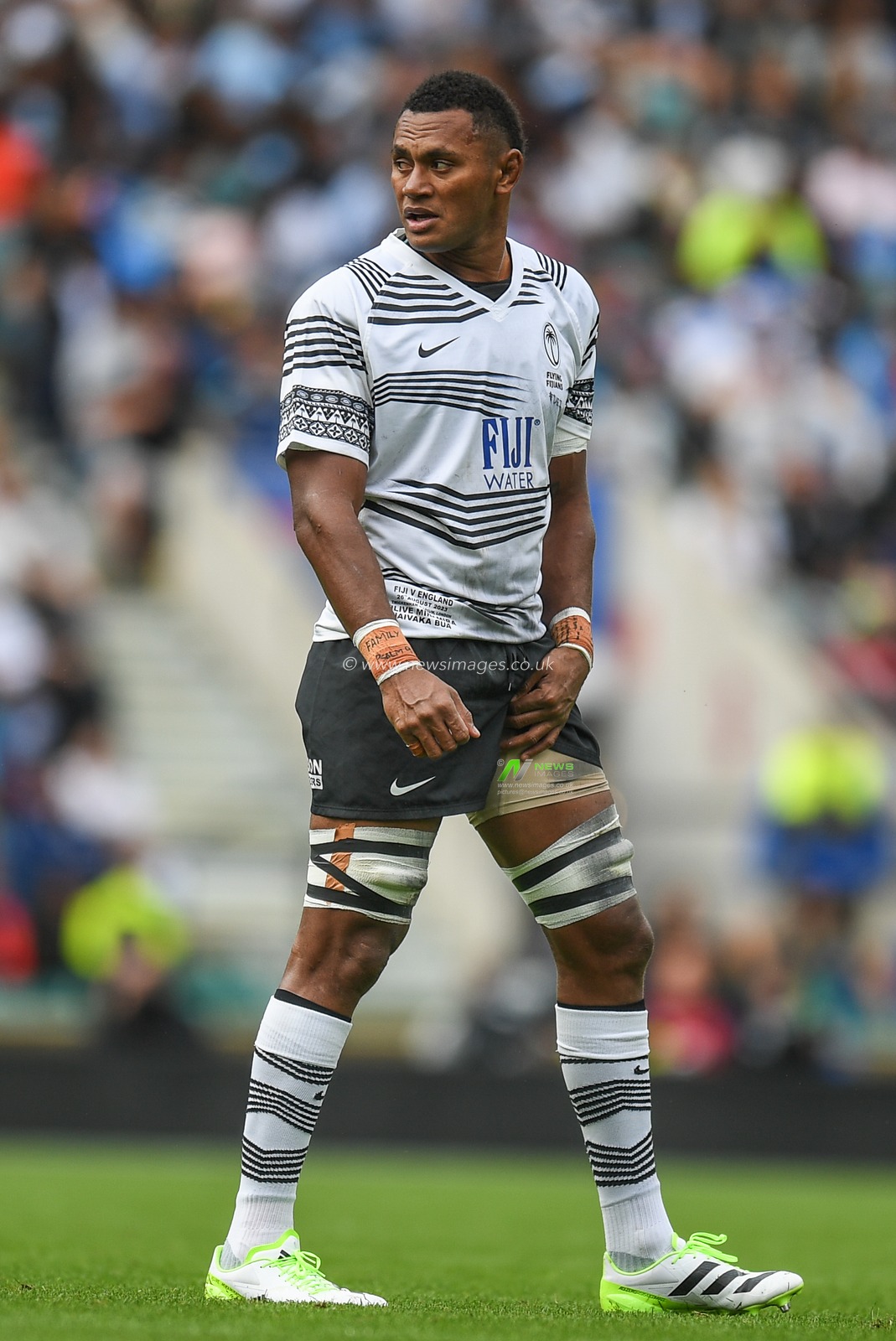 Vilive Miramira of Fiji during the 2023 Summer Series match England vs Fiji at Twickenham Stadium, Twickenham, United Kingdom, 26th August 2023

(Photo by Mike Jones/News Images)