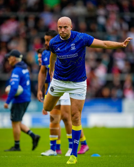 Warrington warriors players in the pre-game warm up session during the Betfred Super League round 14 match St Helens vs Warrington Wolves at The BrewDog Stadium, St Helens, United Kingdom on 11 June 2026

(Photo by Maynard Manyowa/News Images)