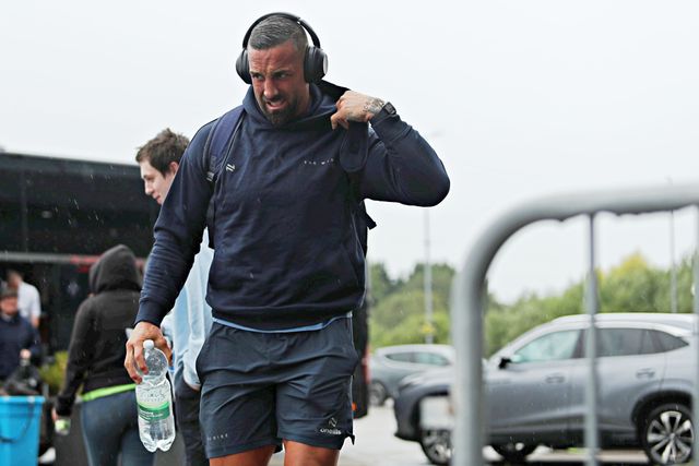 Paul Vaughan of Warrington Wolves arrives before the Betfred Super League round 17 match Salford Red Devils vs Warrington Wolves at Salford Community Stadium, Eccles, United Kingdom, 4th July 2025

(Photo by Sam Eaden/News Images)