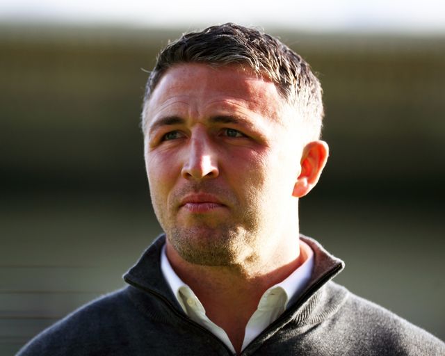 Warrington Wolves Head Coach Sam Burgess looks on prior to the Betfred Super League play-off Eliminator 2 Warrington Wolves v St Helens at Halliwell Jones Stadium, Warrington, United Kingdom, 28th September 2024

(Photo by Ben Roberts/News Images)