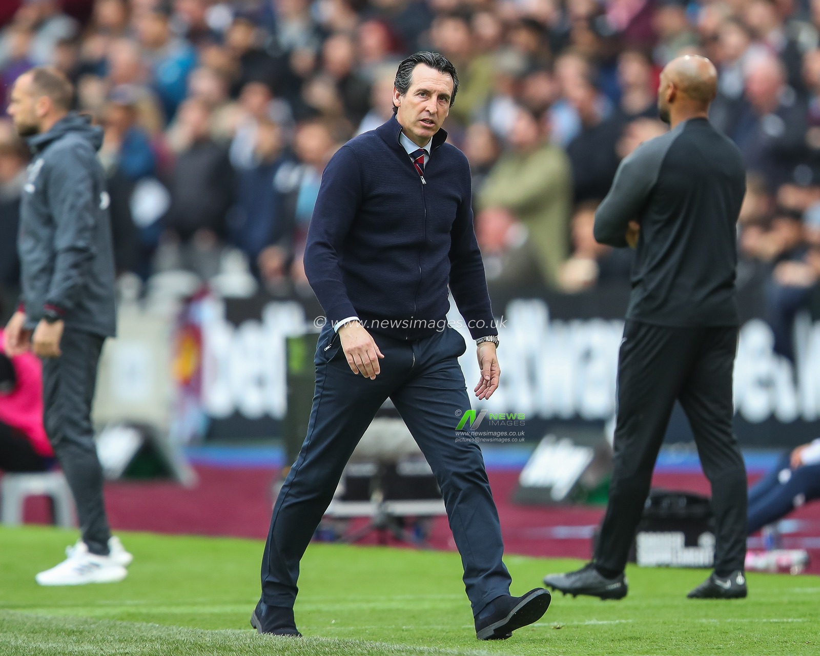 Unai Emery manager of Aston Villa during the Premier League match West Ham United vs Aston Villa at London Stadium, London, United Kingdom, 17th March 2024

(Photo by Gareth Evans/News Images)