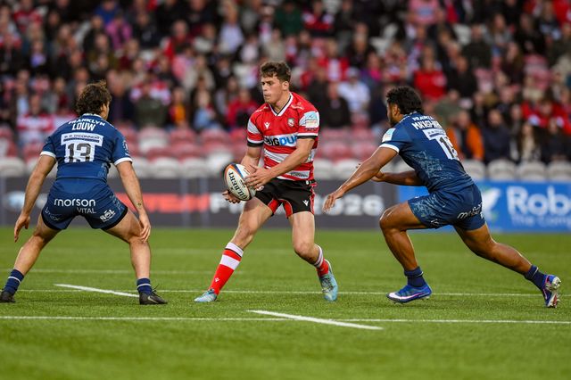  Max Llewellyn of Gloucester Rugby during the Gallagher Premiership match Gloucester vs Sale Sharks at Kingsholm Stadium, Gloucester, United Kingdom on 08 May 2026

(Photo by Alex Williamson/News Images)