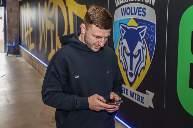 George Williams of Warrington Wolves arrives during the Betfred Super League Round 12 match Warrington Wolves vs Hull KR at Halliwell Jones Stadium, Warrington, United Kingdom, 23rd May 2025

(Photo by Alfie Cosgrove/News Images)