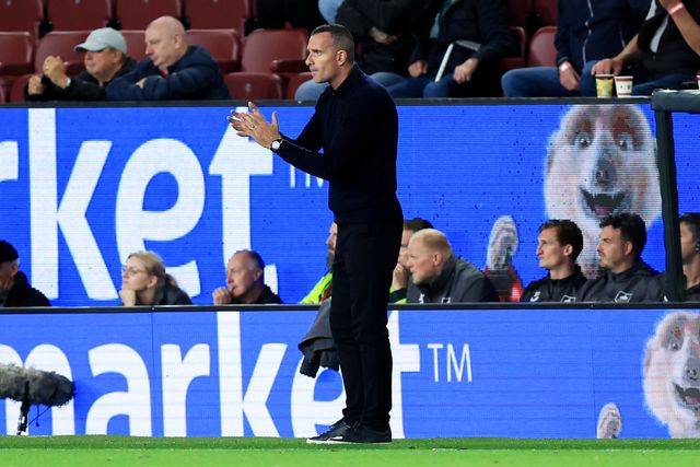 Nicky Hayen manager of Burnley during the Sky Bet Championship match Burnley vs Middlesbrough at Turf Moor, Burnley, United Kingdom on 02 September 2026

(Photo by Jorge Horsted/News Images)