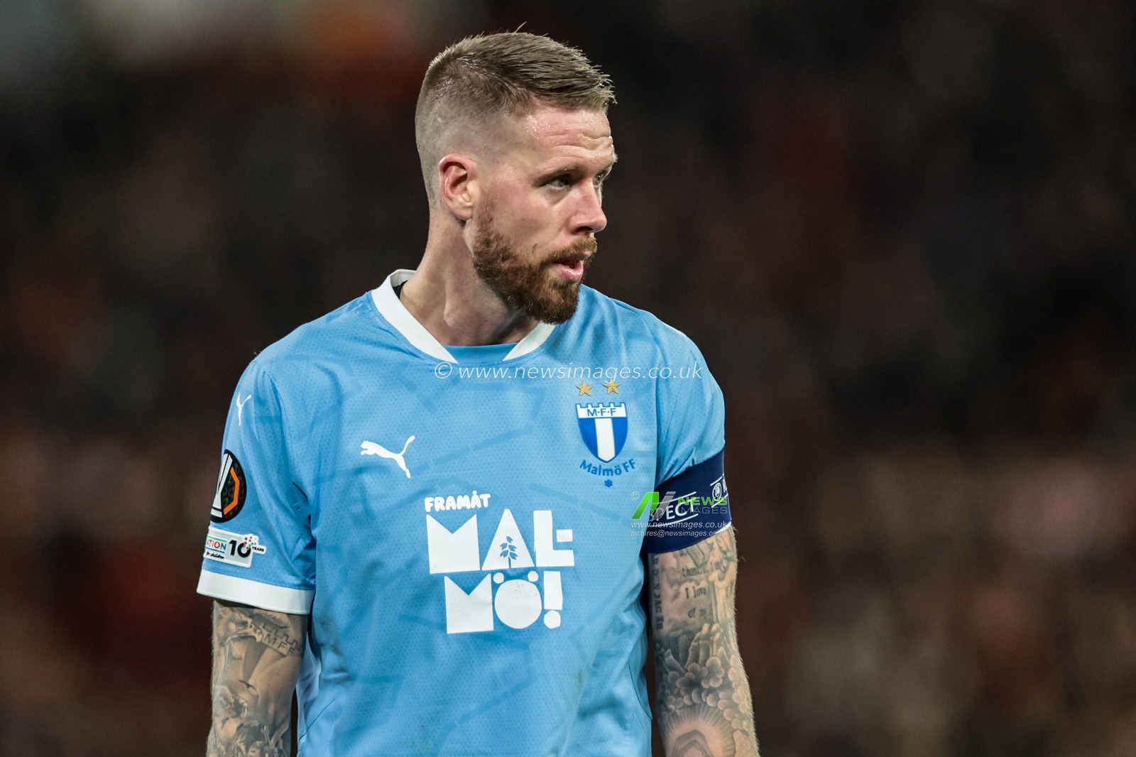 Pontus Jansson of Malmo FF during the UEFA Europa League Matchday 5 of 8 Nottingham Forest vs Malmo FF at City Ground, Nottingham, United Kingdom, 27th November 2025

(Photo by Mark Cosgrove/News Images)

*** GER AUT SUI OUT ***