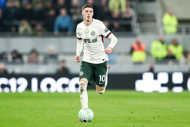Cole Palmer of Chelsea with ball at his feet during the Premier League match Everton vs Chelsea at Hill Dickinson Stadium, Liverpool, United Kingdom on 21 March 2026

(Photo by Jorge Horsted/News Images)