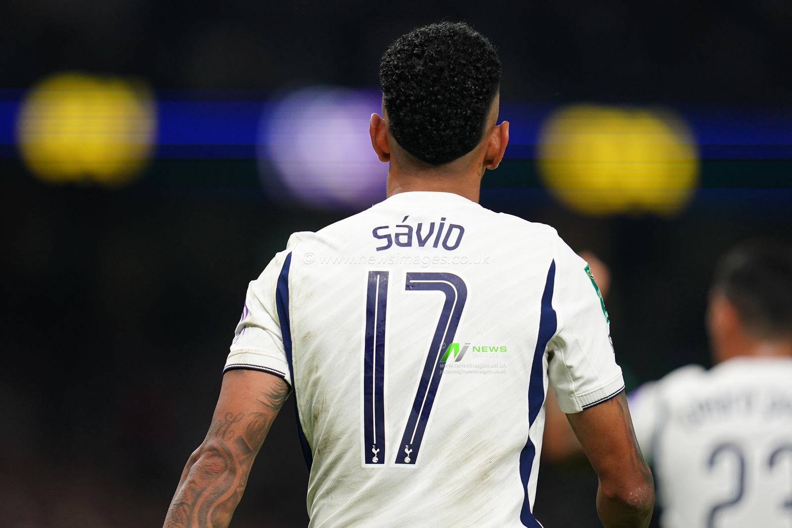 Savio of Tottenham Hotspur during the Carabao Cup round 2 match Tottenham Hotspur vs Charlton Athletic at Tottenham Hotspur Stadium, London, United Kingdom on 26 August 2026

(Photo by Harvey Murphy/News Images)