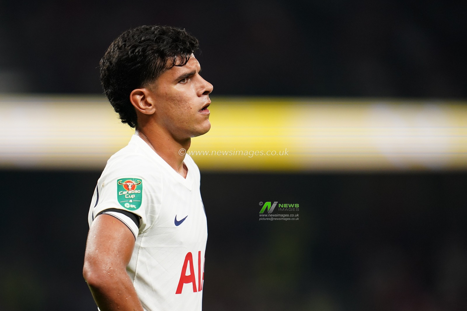 Mateus Fernandes of Tottenham Hotspur during the Carabao Cup round 2 match Tottenham Hotspur vs Charlton Athletic at Tottenham Hotspur Stadium, London, United Kingdom on 26 August 2026

(Photo by Harvey Murphy/News Images)