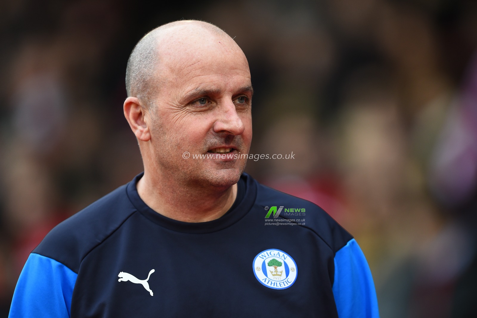 26th January 2019, City Ground, Nottingham, England ; Sky Bet Championship, Nottingham Forest v Wigan Athletic : Paul Cook Manager of Wigan 

Credit: Jon Hobley/News Images

English Football League images are subject to DataCo Licence