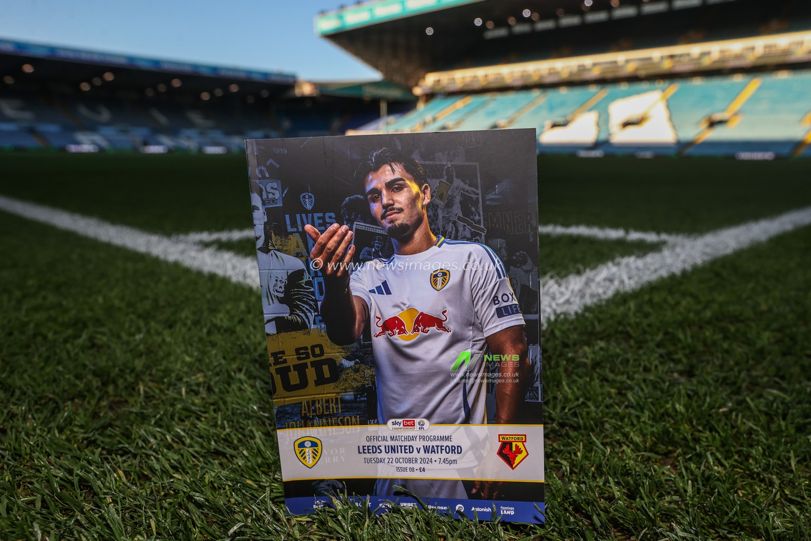 Pascal Struijk of Leeds United on the front page of the programme during the Sky Bet Championship match Leeds United vs Watford at Elland Road, Leeds, United Kingdom, 22nd October 2024

(Photo by Alfie Cosgrove/News Images)