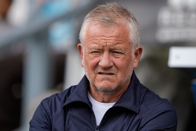 Chris Wilder manager of Sheffield United looks on during the Sky Bet Championship match Derby County vs Sheffield United at Pride Park Stadium, Derby, United Kingdom on 02 May 2026

(Photo by Maynard Manyowa/News Images)