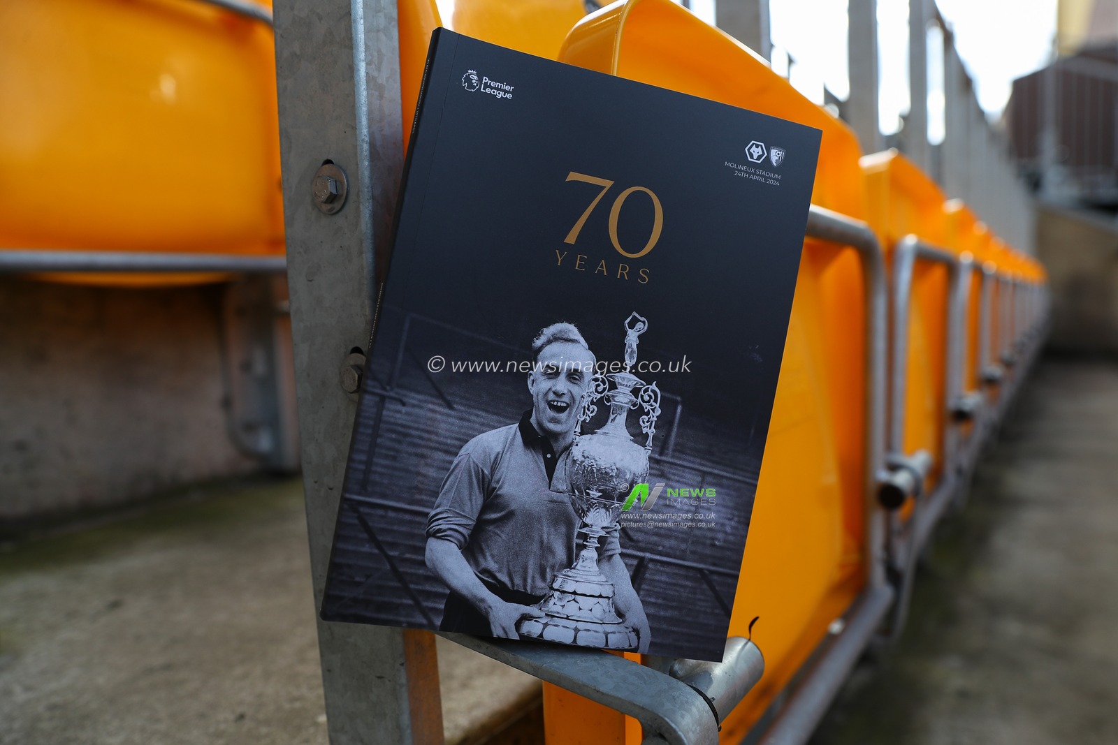 The match day programme during the Premier League match Wolverhampton Wanderers vs Bournemouth at Molineux, Wolverhampton, United Kingdom, 24th April 2024

(Photo by Gareth Evans/News Images)