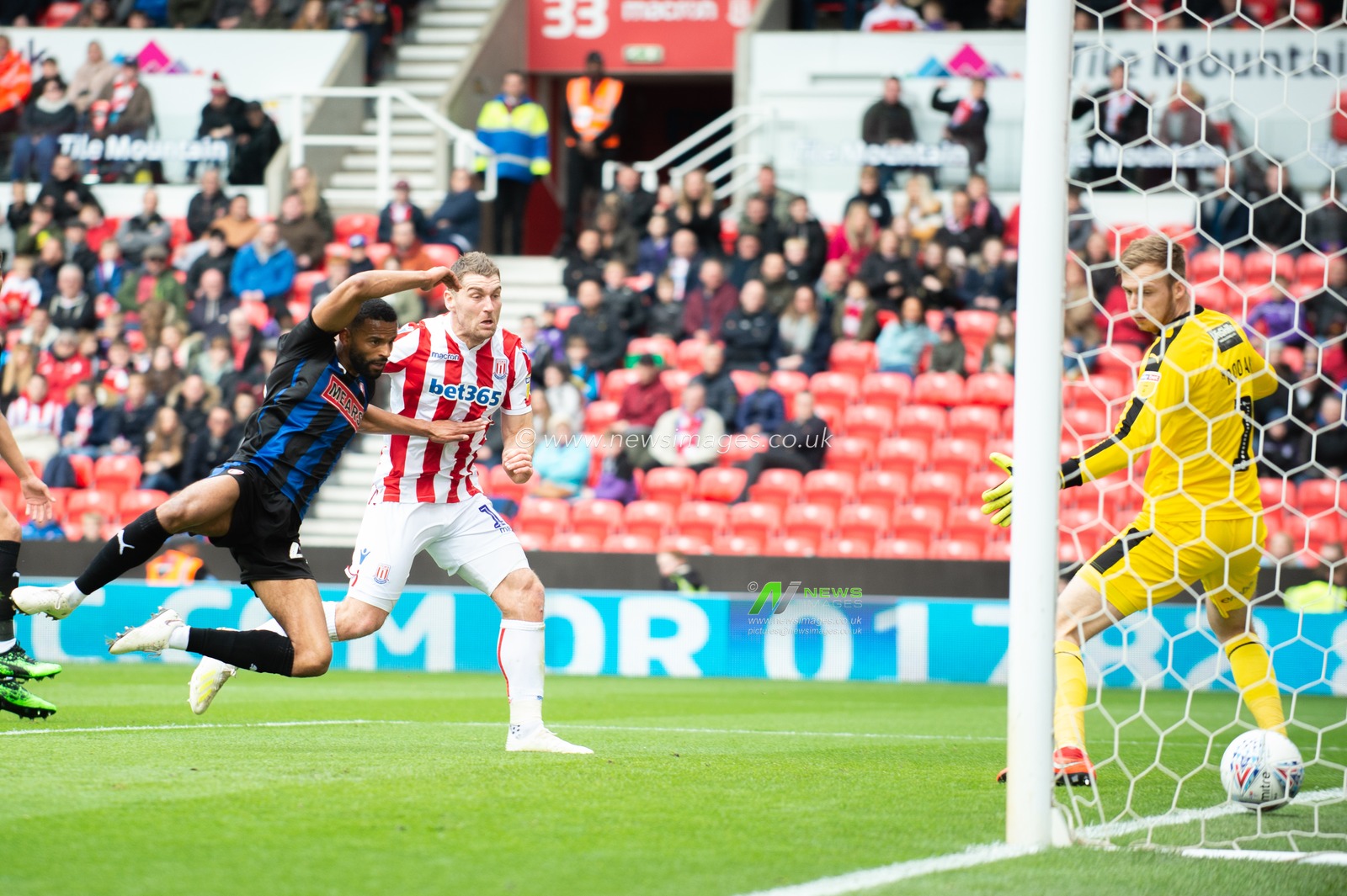 13th April 2019 , Bet 365 Stadium, Stoke-on-Trent, England; Sky Bet Championship, Stoke City vs Rotherham United ; Sam Vokes (10) of Stoke City scores and makes it 1-0


Credit: Richard Long/News Images

English Football League images are subject to DataCo Licence