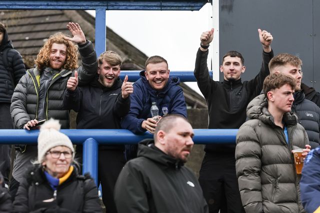 The traveling Warrington fans ahead of kickoff during the Betfred Super League round 6 match Leeds Rhinos vs Warrington Wolves at AMT Headingley Stadium, Leeds, United Kingdom on 29 March 2026

(Photo by Mark Cosgrove/News Images)