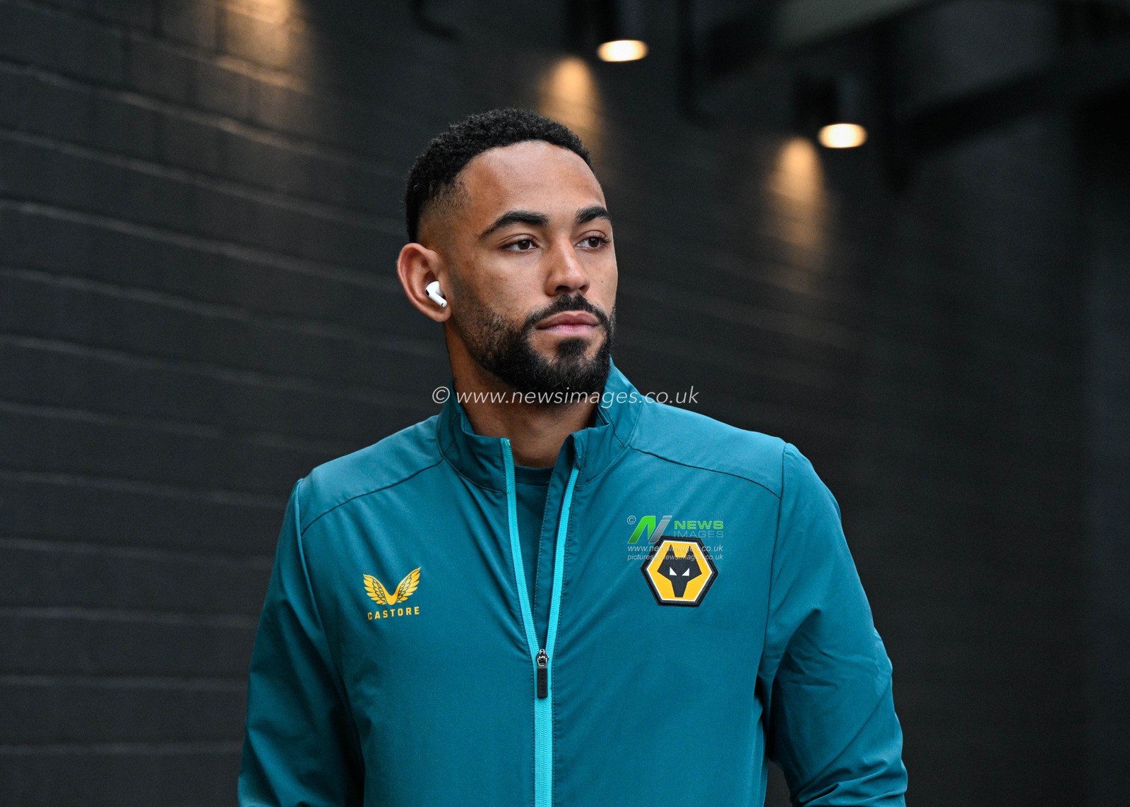 Matheus Cunha of Wolverhampton Wanderers arrives ahead of the match, during the Premier League match Burnley vs Wolverhampton Wanderers at Turf Moor, Burnley, United Kingdom, 2nd April 2024

(Photo by Cody Froggatt/News Images)