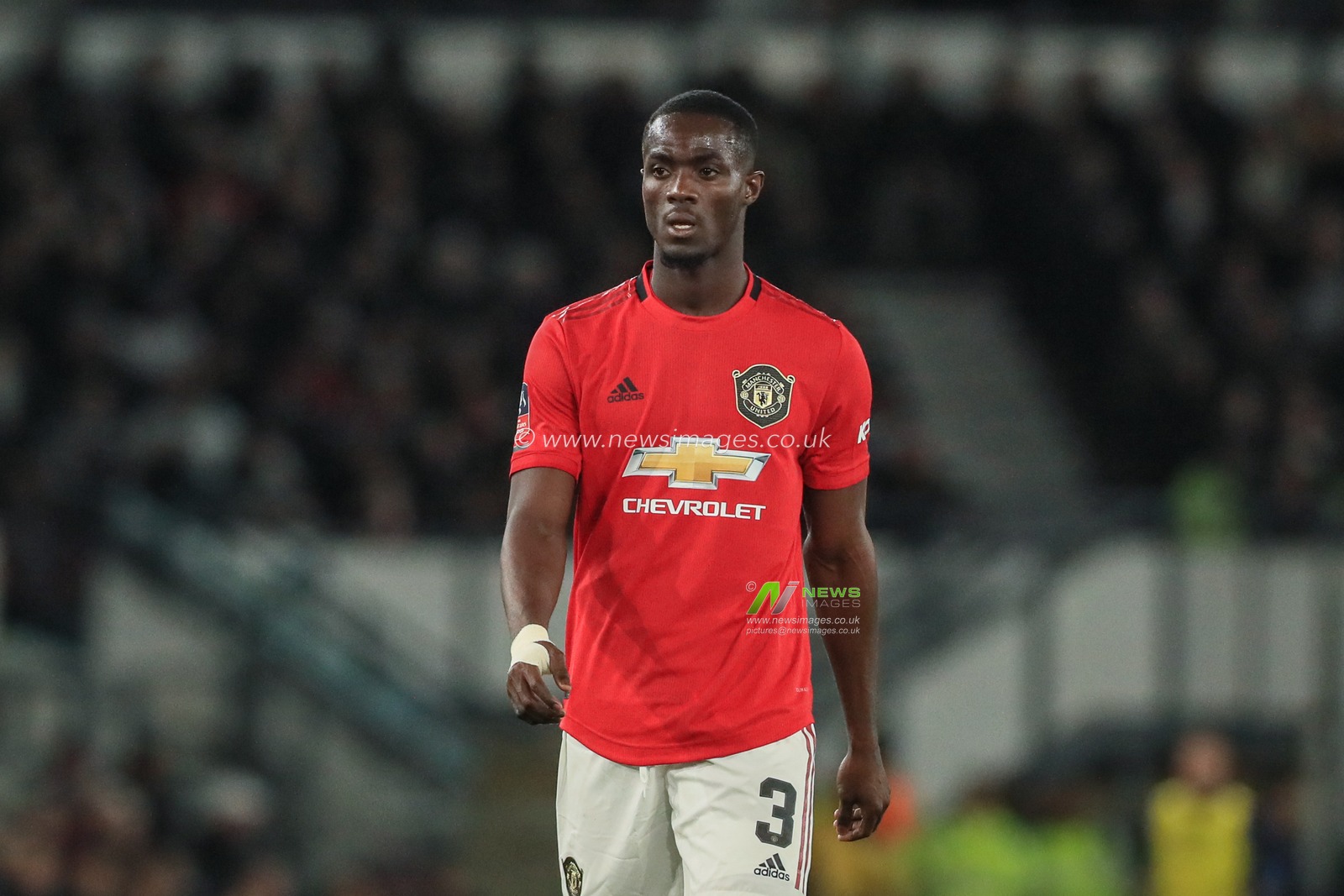 5th March 2020, Pride Park Stadium, Derby, England; Emirates FA Cup 5th Round, Derby County v Manchester United : Eric Bailly (3) of Manchester United during the game