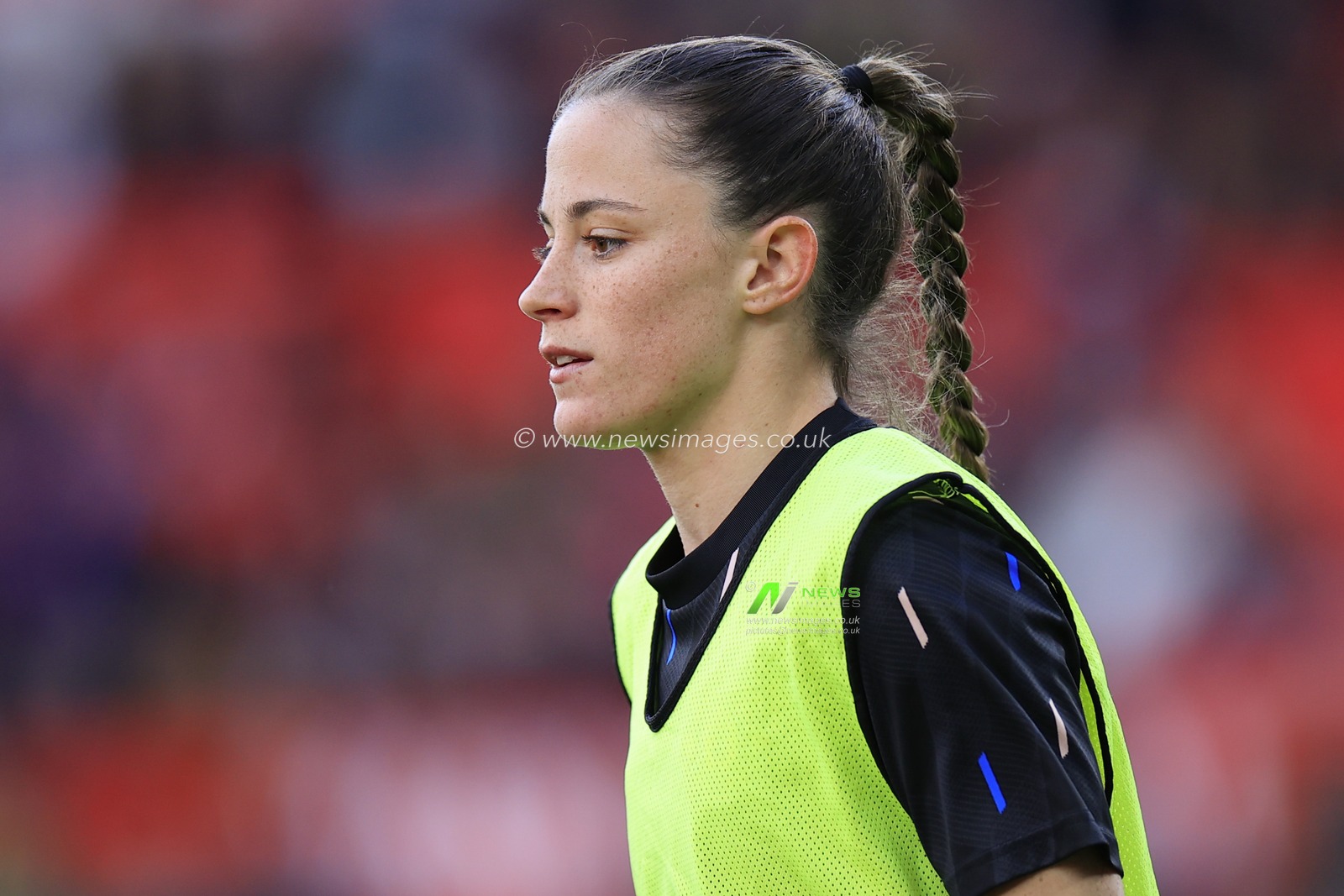 Ona Batlle #2 of Manchester United during the warm up ahead of the FA Women's Super League match Manchester United Women vs West Ham United Women at Old Trafford, Manchester, United Kingdom, 25th March 2023

(Photo by Conor Molloy/News Images)
