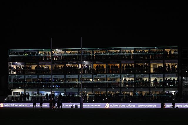 The floodlights fail mid game during the Betfred Challenge Cup round 4 match Wakefield Trinity vs Leeds Rhinos at DIY Kitchens Stadium, Wakefield, United Kingdom on 13 March 2026

(Photo by Mark Cosgrove/News Images)