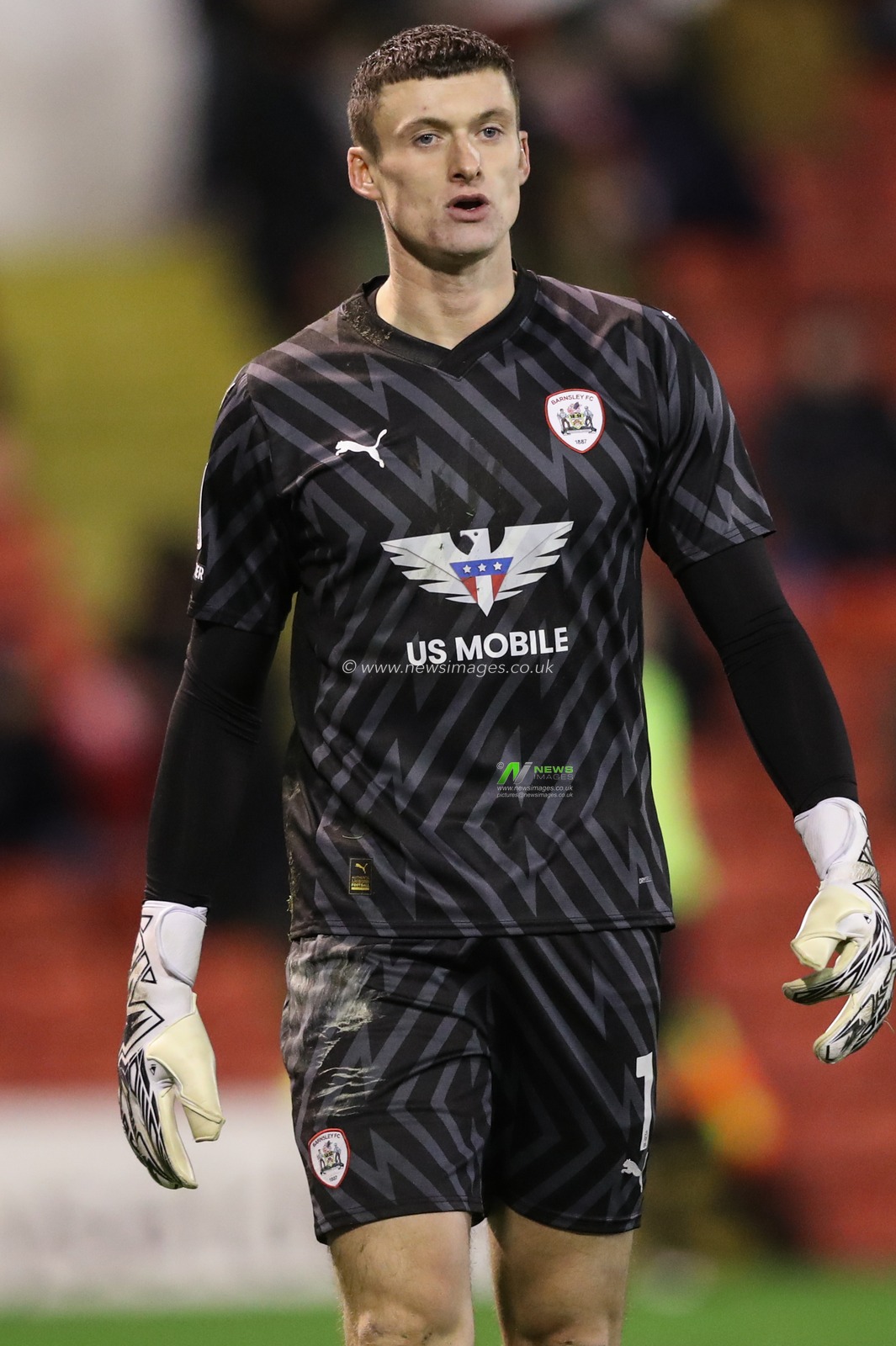 Liam Roberts of Barnsley during the Sky Bet League 1 match Barnsley vs Carlisle United at Oakwell, Barnsley, United Kingdom, 16th January 2024

(Photo by Alfie Cosgrove/News Images)