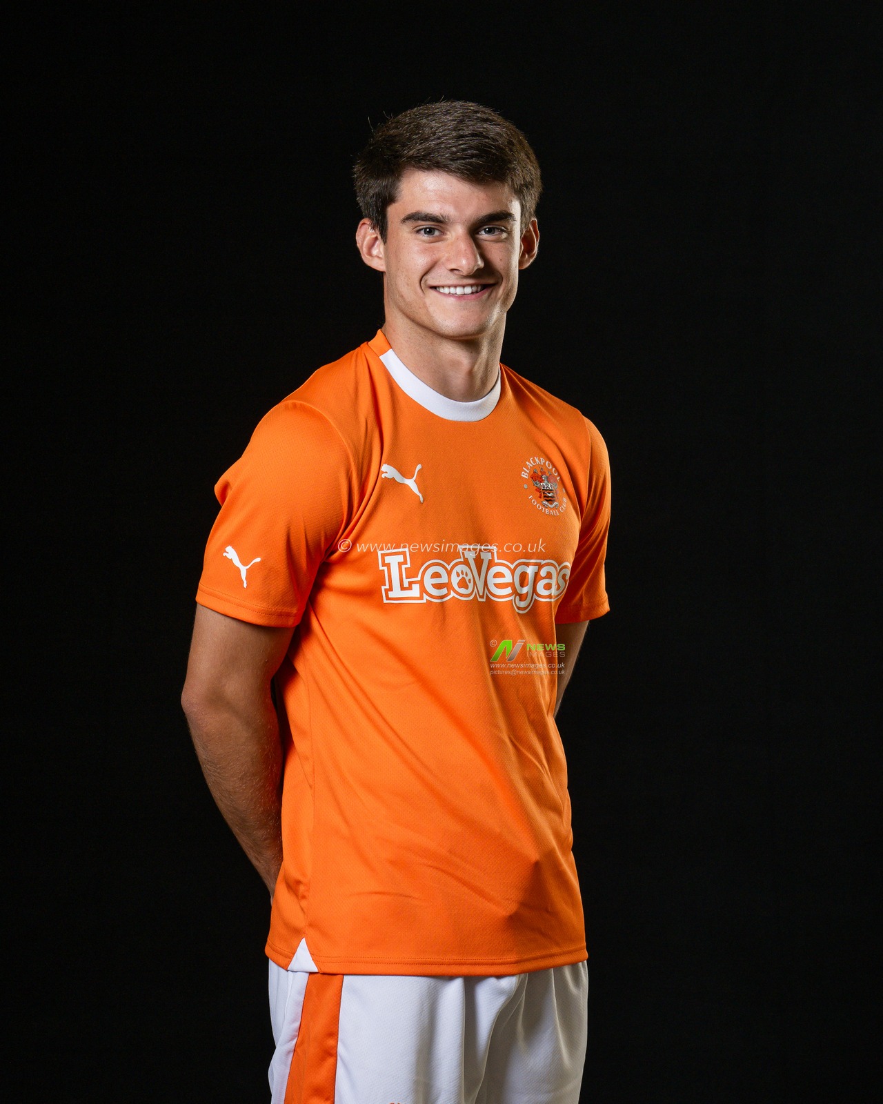 Blackpool Squad Headshots at Bloomfield Road, Blackpool, United Kingdom, 27th July 2023

(Photo by Craig Thomas/News Images)