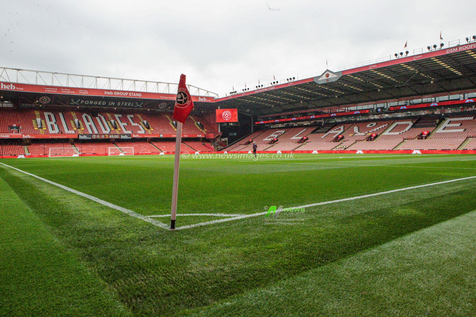A general view of Bramall Lane ahead of the Sky Bet Championship match Sheffield United vs Watford at Bramall Lane, Sheffield, United Kingdom, 18th October 2025

(Photo by Richard Bierton/News Images)
