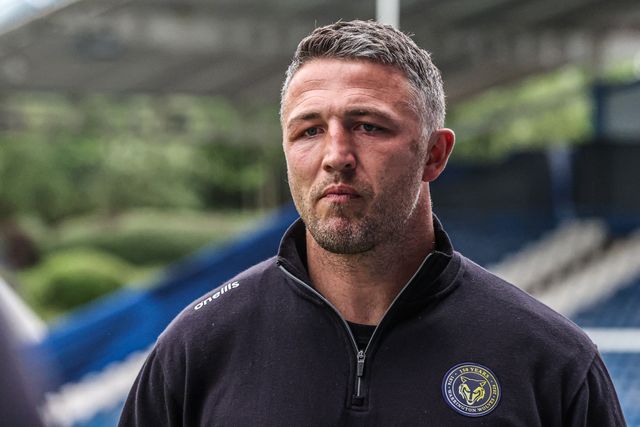 Sam Burgess manager of Warrington arrives during the Betfred Super League round 10 match Huddersfield Giants vs Warrington Wolves at Accu Stadium, Huddersfield, United Kingdom on 02 May 2026

(Photo by Alfie Cosgrove/News Images)