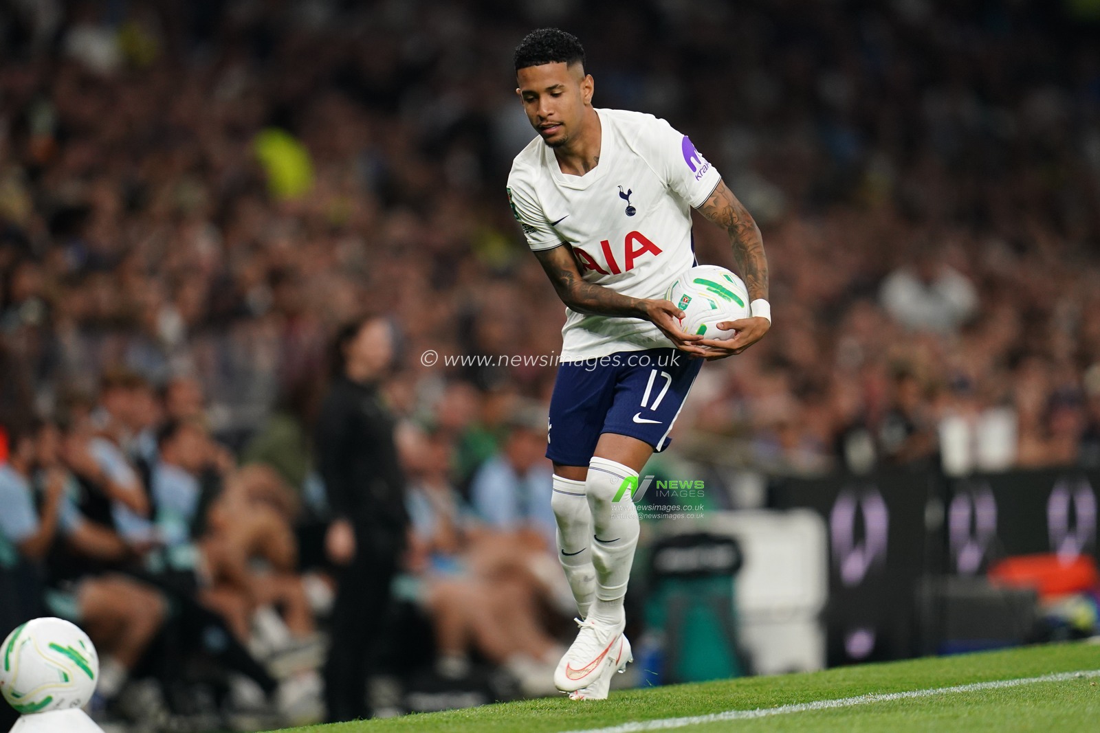 Savio of Tottenham Hotspur during the Carabao Cup round 2 match Tottenham Hotspur vs Charlton Athletic at Tottenham Hotspur Stadium, London, United Kingdom on 26 August 2026

(Photo by Harvey Murphy/News Images)