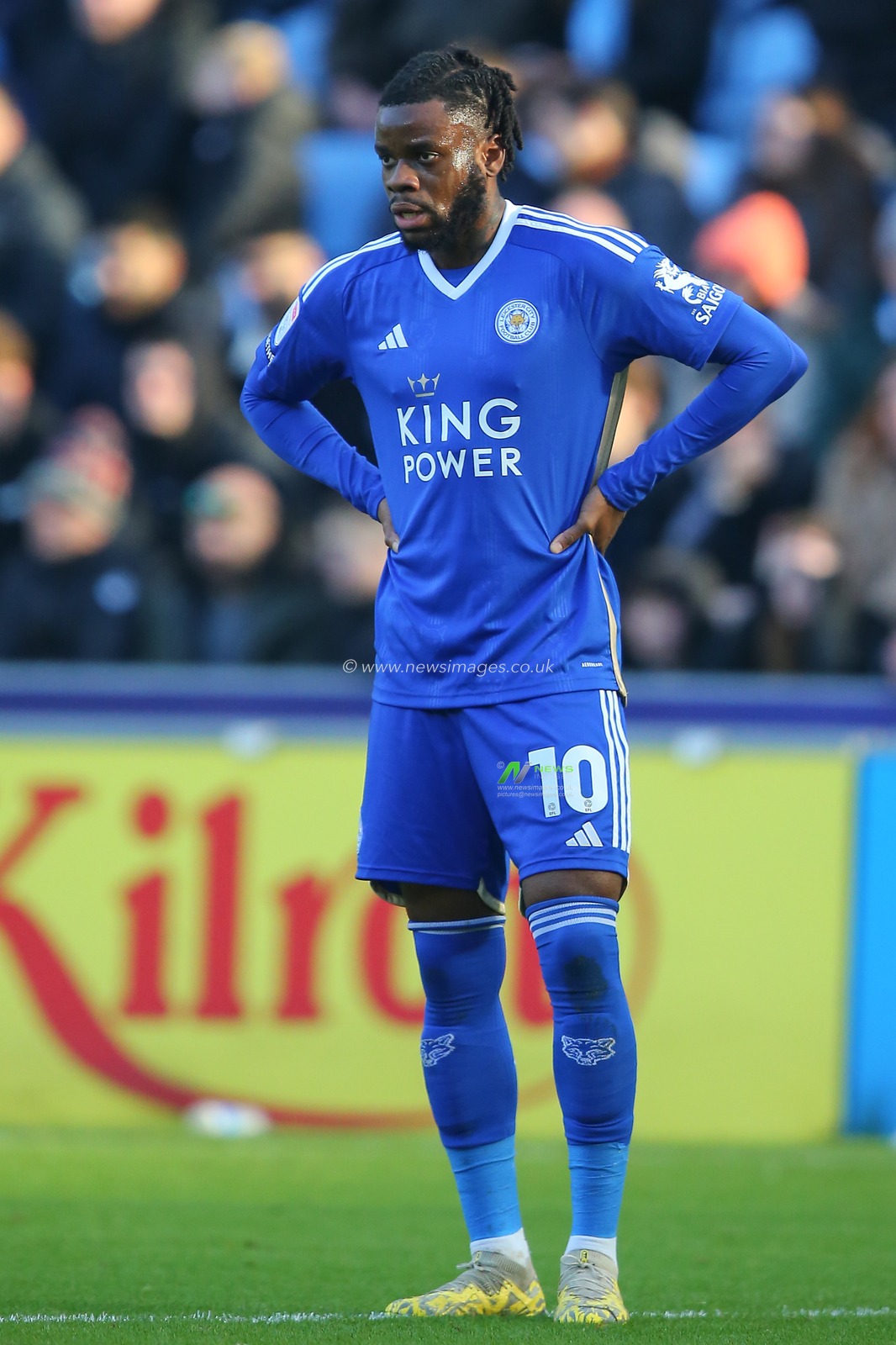 Stephy Mavididi of Leicester City during the Sky Bet Championship match Coventry City vs Leicester City at Coventry Building Society Arena, Coventry, United Kingdom, 13th January 2024

(Photo by Gareth Evans/News Images)