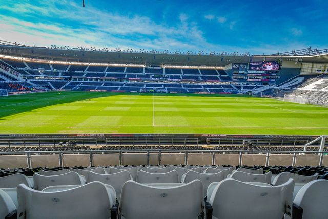 A general view of the pitch and stands during the Sky Bet Championship match Derby County vs Swansea City at Pride Park Stadium, Derby, United Kingdom on 14 February 2026

(Photo by Maynard Manyowa/News Images)
