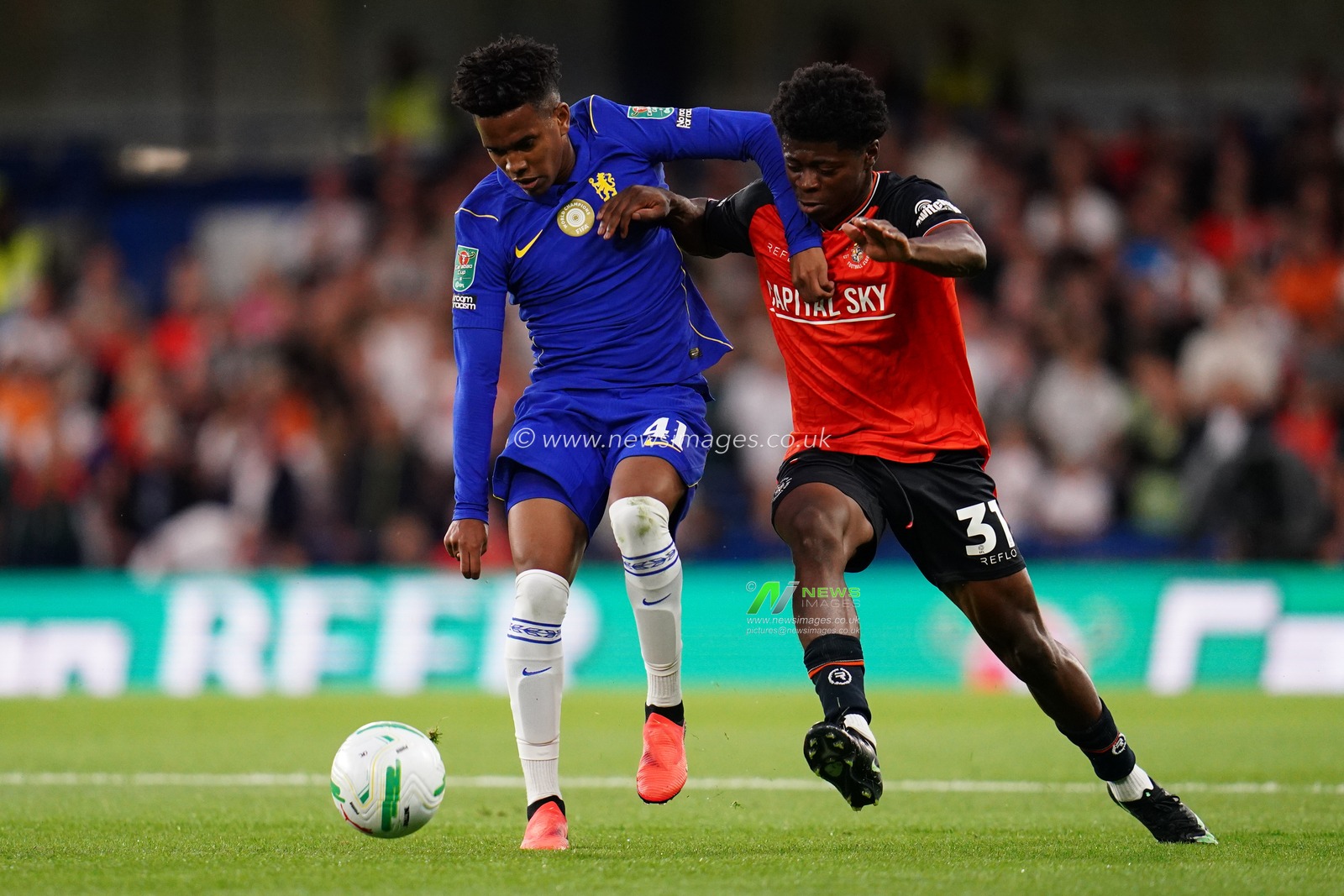 during the Carabao Cup round 2 match Chelsea vs Luton Town at Stamford Bridge, London, United Kingdom on 27 August 2026

(Photo by Harvey Murphy/News Images)
