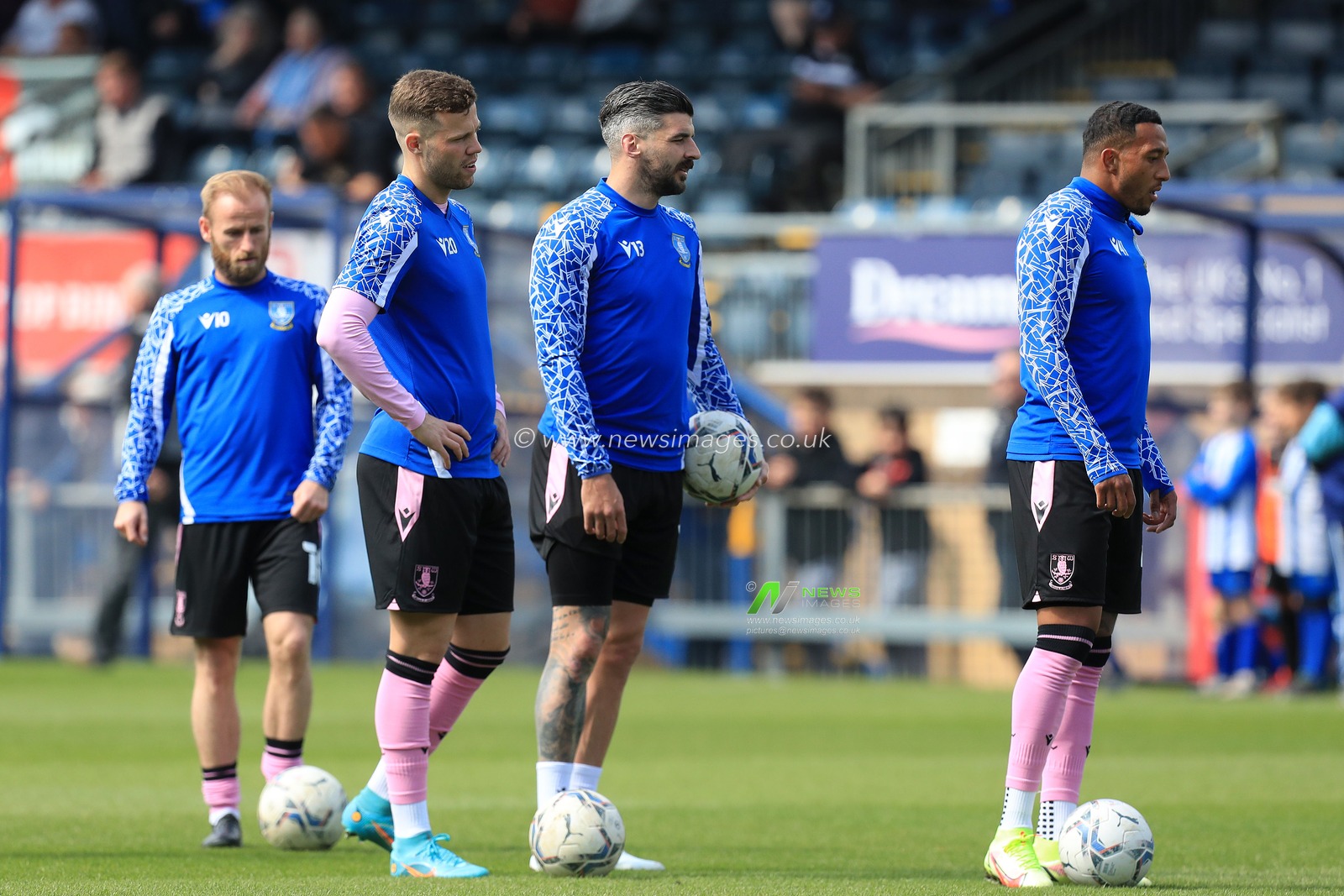 Callum Paterson #13 of Sheffield Wednesday seen warming up prior to kick off.